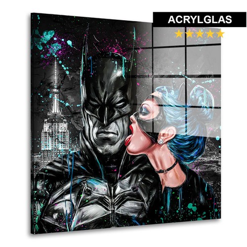 Acrylglasbild catwomen batman - acrylglasbild,