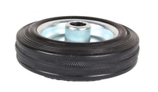 Laufrad Transportrad 100 mm x 30 Rad Vollgummi mit Nadellager für 11,5 mm Achse