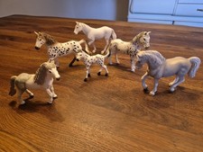 Schleich 6 teiliges Pferde Set *** TOP *** Familie weiß
