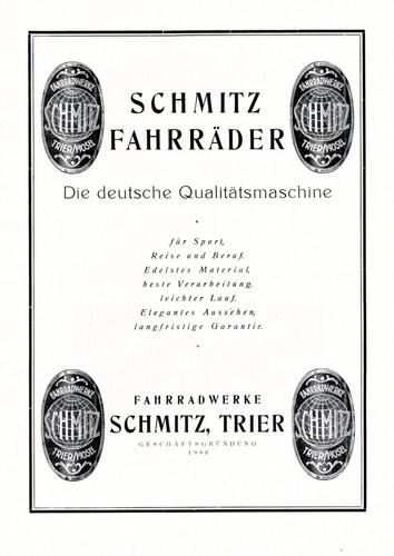 Fahrrad fabrik schmitz trier - fabrik,