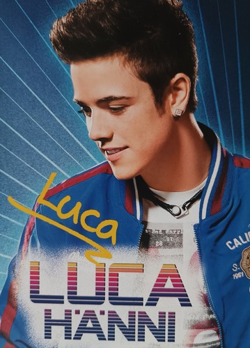 Luca hänni autogrammkarte - luca,