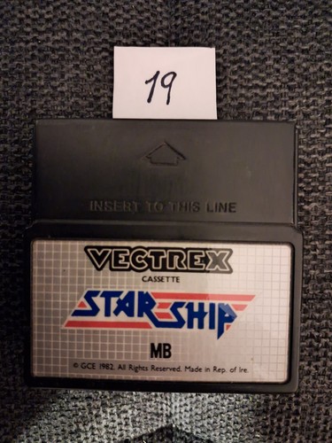 Star ship vectrex cassette - star,