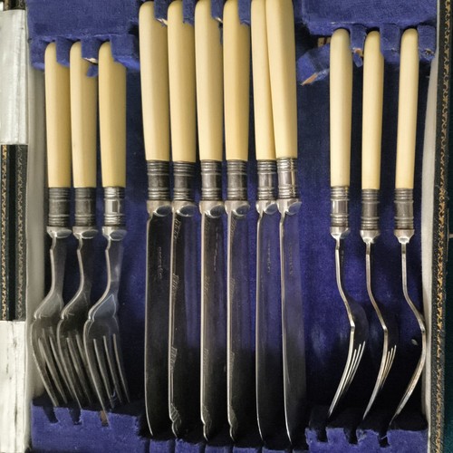 Antik fischbesteck england - ,