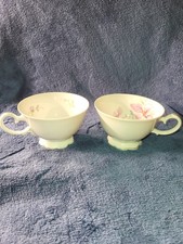 Hutschenreuther Kunstabteilung Paul Müller Selb Porzellan 2 Teetassen 2Tassen