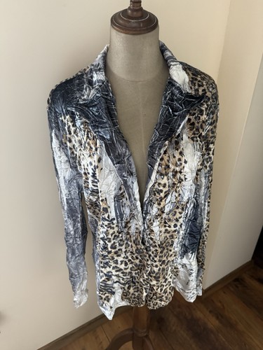 Extravagante leooptik bluse - extravagante,