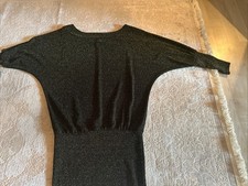 Abendkleid Cocktailkleid Abikleid Schwarz Gold  Gr. 40