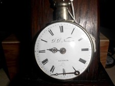 Spindeltaschenuhr Silber
