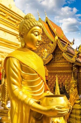 Goldene pagode wat - goldene,
