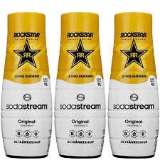 NEU SodaStream Rockstar Energy Sirup Zero Original 3x440ml zuckerfrei
