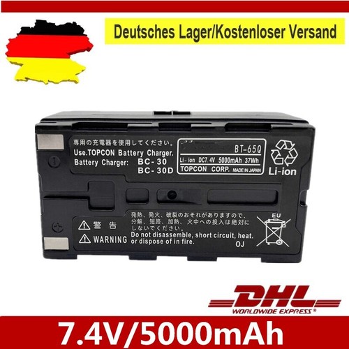 Neu 65q akku für topcon - bt-65q,