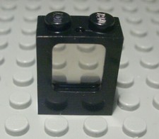Lego Fenster 1x2x2 Schwarz mit