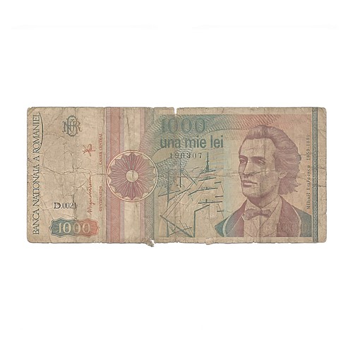 1000 lei banknote rumänien - 1000,