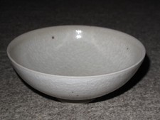 Craquele Teeschale, tea bowl, Flachschale, Studiokeramik