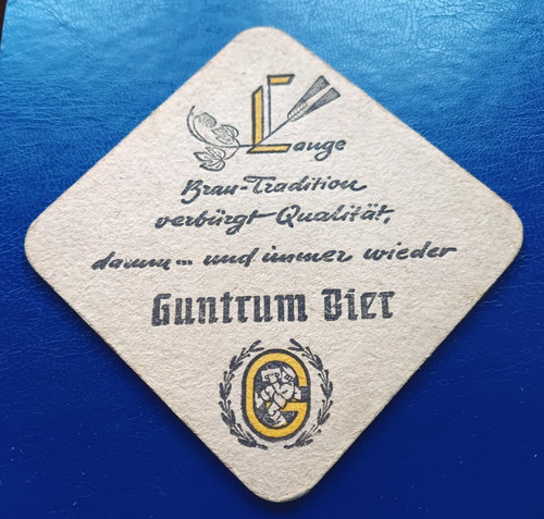 Bierdeckel brauerei guntrum - brauerei,