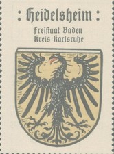 Heidelsheim / Reklamemarke