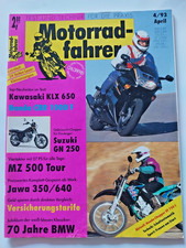 Motorradfahrer 4/1993 Kawasaki