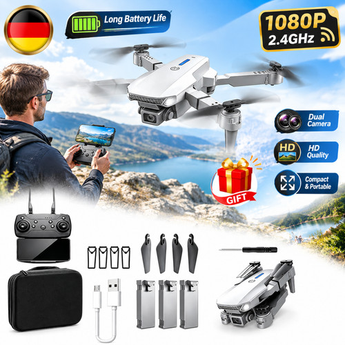 1080p faltbar quadrocopter - hd,
