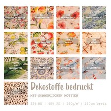 Dekostoffe bedruckt meterware - dekostoffe,
