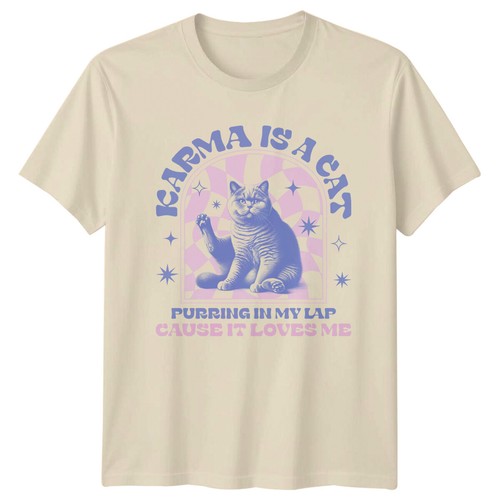 Karma cat purring - is,