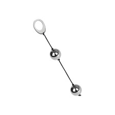 EIS, Massive Liebeskugeln aus Metall, 103 Gramm, mit Rückholbändchen (3,2 cm)