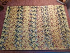 Schönes HAND MARMORPAPIER H96