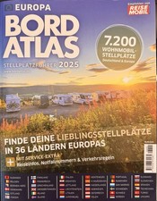 Bordatlas 2025 Europa Stellplatzführer *NEU*
