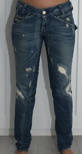 G-Star Jeans Expert Tapered Gr. 25 26 34 36 XS S destroyed Neuwertig 