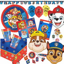 PAW PATROL- Geschirr Deko Mitgebsel Kindergeburtstag Kinder Geburtstag Party Set