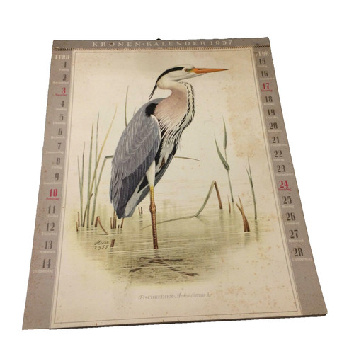 Vintage alter kronen kalender - ,