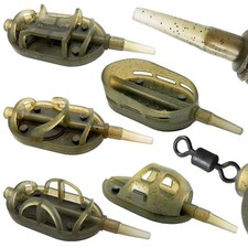 Method Feeder Futterkörbe Tail Rubber Life-ORANGE InLine Flat Karpfen Methodkorb