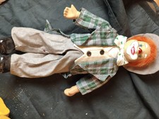 Porzellan Figur Clown ausziehbar Mit Melodie Guter Zustand