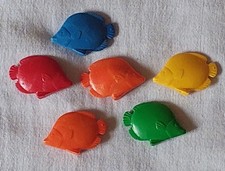 Playmobil Unterwasserwelt 6 verschiedene Farben Fische gut Erhalten siehe Fotos