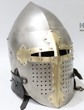 Medieval Topfhelm Helmet -