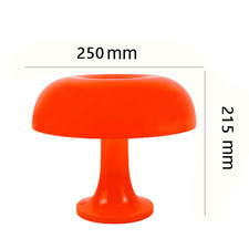 Nachttischlampe Pilz Retro