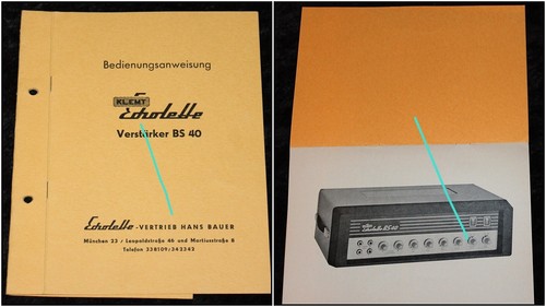 Echolette verstärker 40 - echolette, ,verstärker