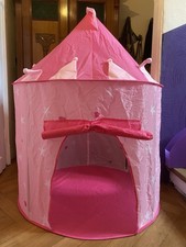 Rosa Prinzessinnen Spielzelt für Kinderzimmer Mädchen Pop up Indoor Outdoor Zelt