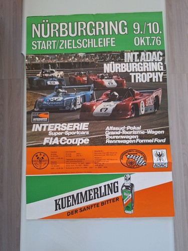Rennplakat nürburgring 1976 - rennplakat,