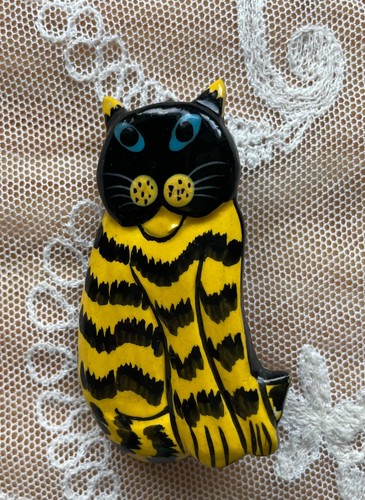 Holzbrosche tigerkatze gelb - tigerkatze,