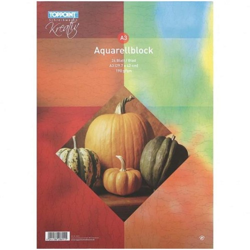 Stylex aquarellblock 24 - aquarellblock,, a3,