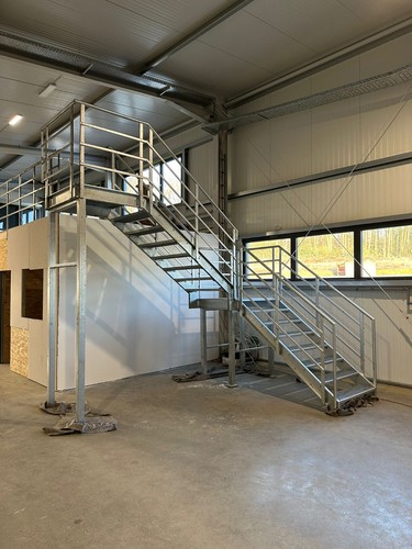 Metall rettungstreppe 6m - rettungstreppe, 3,6m