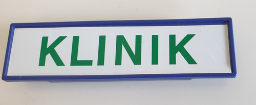 Playmobil schild klinik - , "
