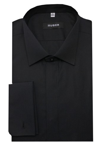 Huber smokinghemd schwarz - huber,