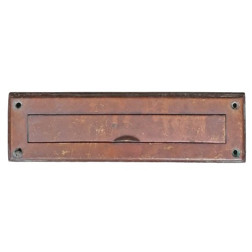 Briefklappe jugendstil patina - briefklappe,