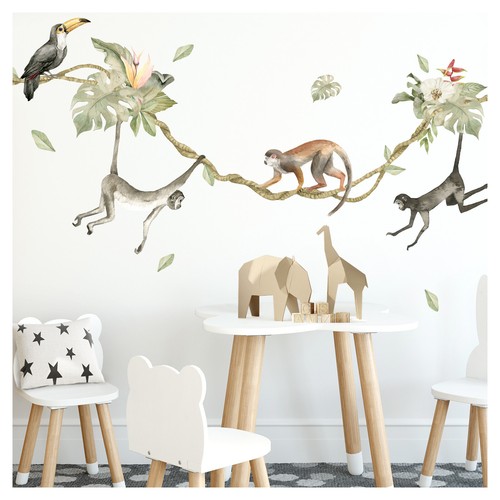Wandsticker dschungel - wandsticker,