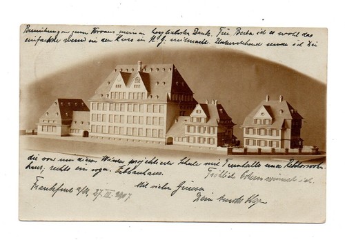 Frankfurt 1907 schule - ak,,