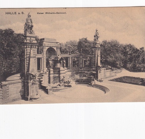 Halle s kaiser - ak, wilhelm