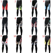 Radlerhose Herren Gepolstert Radhose Fahrradhose Rennrad Hose Lang Atmungsaktiv