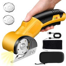 Kabellose Akku Elektrische Schere Schneiderschere für Stoff Karton Leder Teppich
