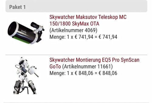 Skywatcher skymax ota - skymax, 150/1800