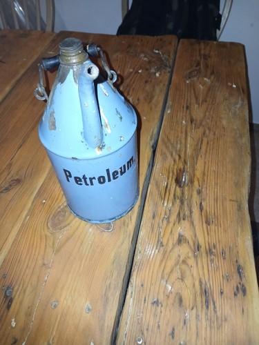 Alte emaille petroleumkanne - alte,
